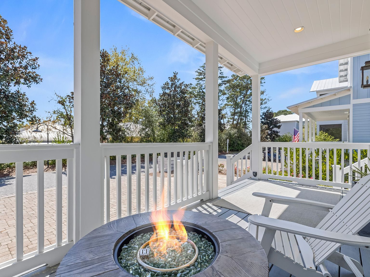 109 Emerald Beach Cir porch fire pit